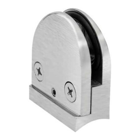 Lavi Industries Lavi Industries, Glass Grip, Radius, for 1.5" Tubing, Satin Stainless Steel 44-816/1H